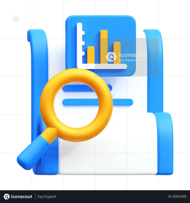 Relatório de SEO  3D Icon