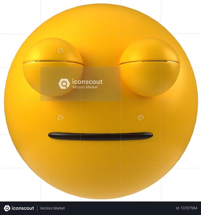 Relax Emoji  3D Icon