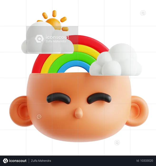 기분 전환  3D Icon