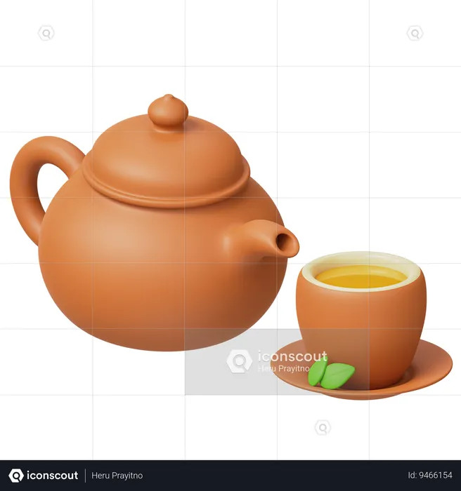 Relaxing Tea  3D Icon