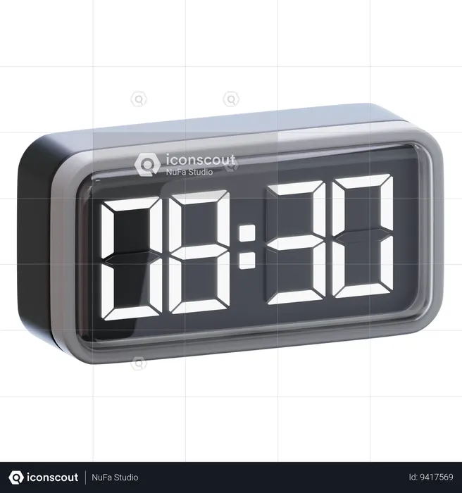 Relógio de mesa  3D Icon