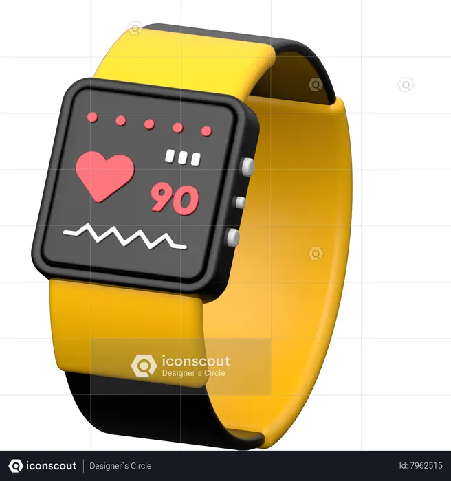 Relógio de fitness  3D Icon