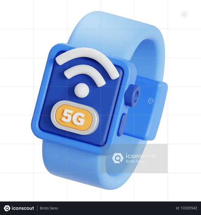 Relógio inteligente 5g  3D Icon