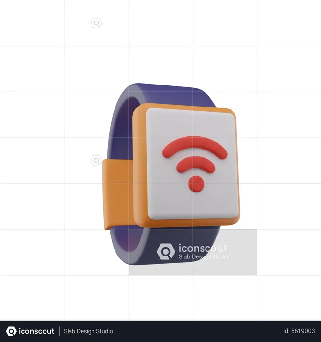 Relógio inteligente  3D Icon