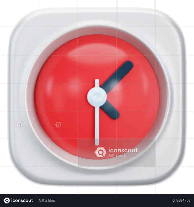 Reloj  3D Icon