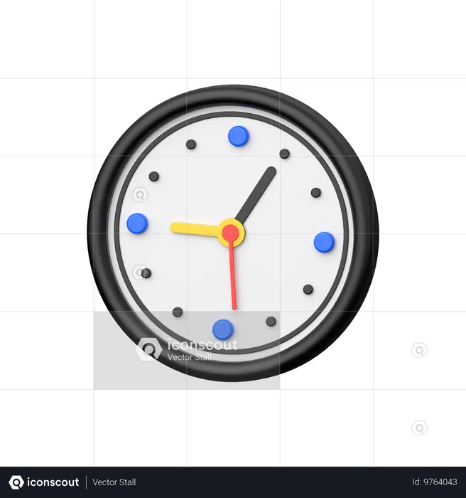 Reloj  3D Icon