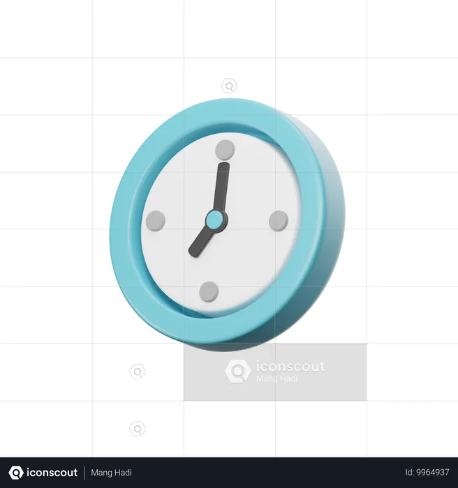 Reloj Emoji 3D Icon