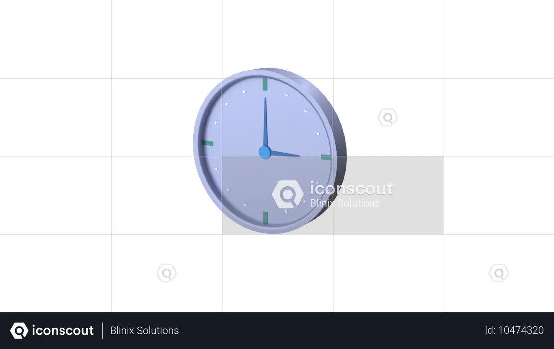 Reloj  3D Icon