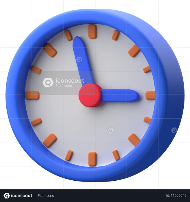 Reloj  3D Icon