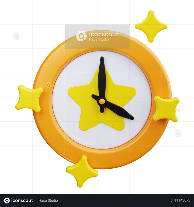 Reloj  3D Icon