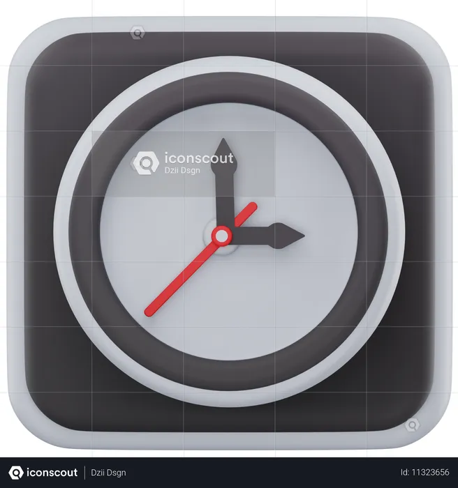 Reloj  3D Icon