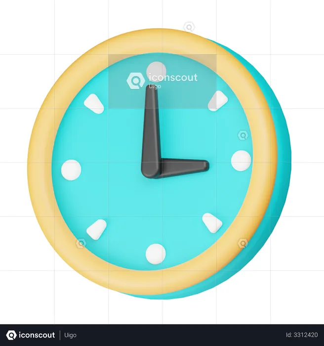 Reloj  3D Illustration