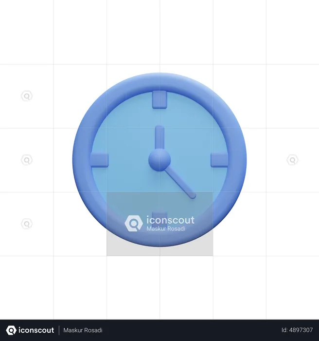 Reloj  3D Icon