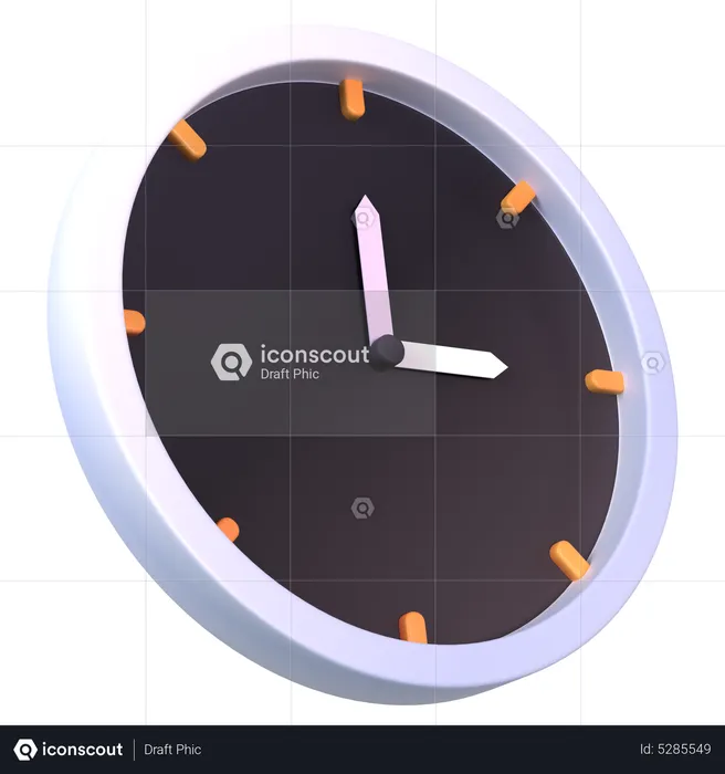 Reloj  3D Icon