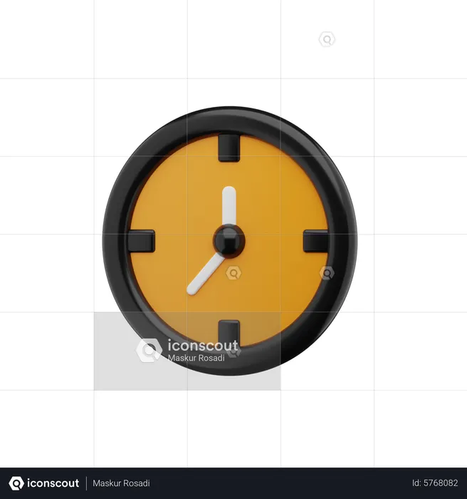 Reloj  3D Icon