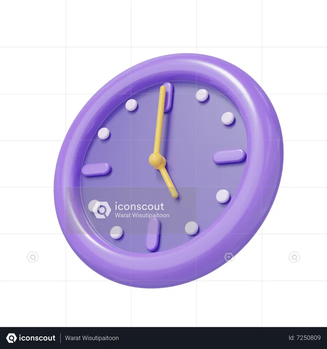 Reloj  3D Icon