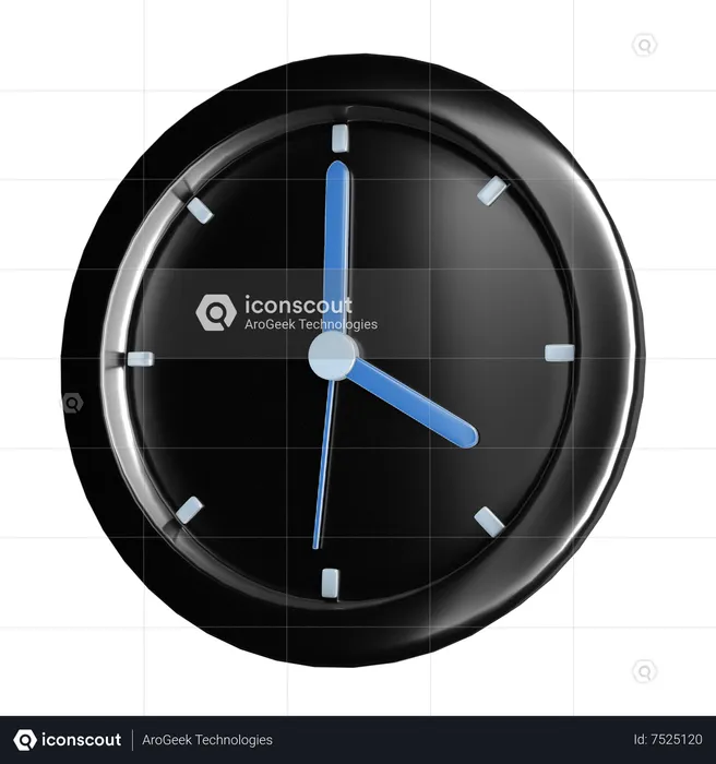 Reloj  3D Icon