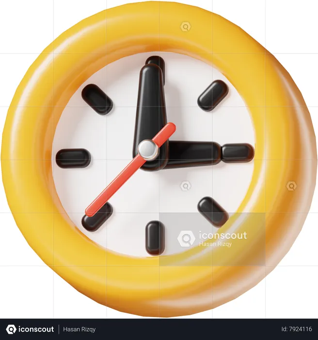 Reloj  3D Icon