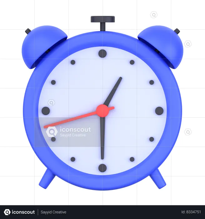 Reloj despertador  3D Icon