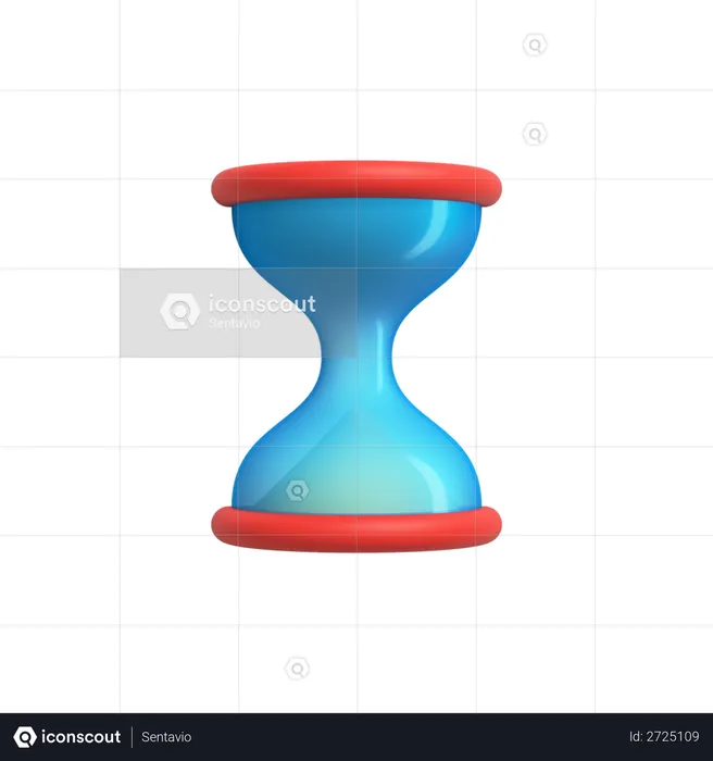 Reloj de arena  3D Illustration