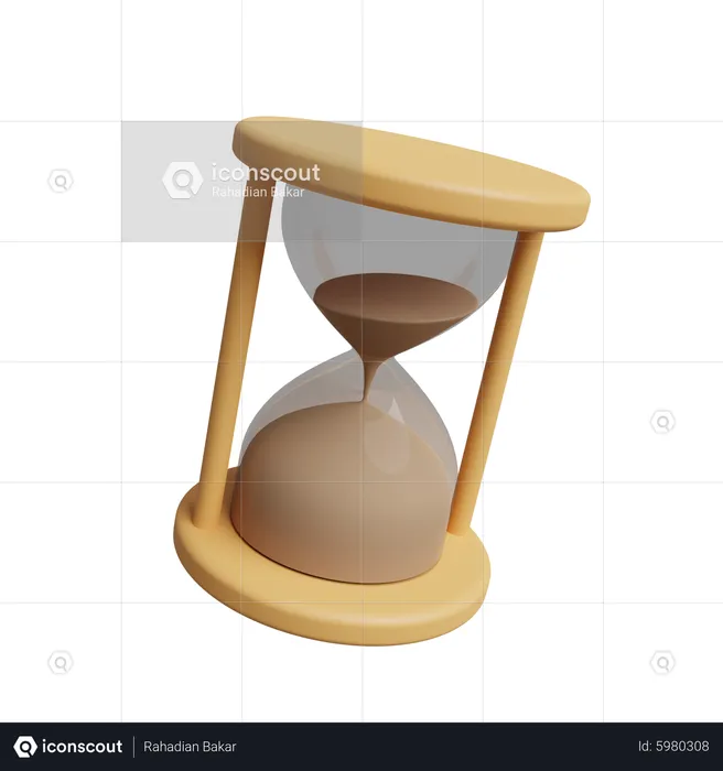 Reloj de arena  3D Icon