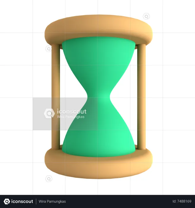 Reloj de arena  3D Icon