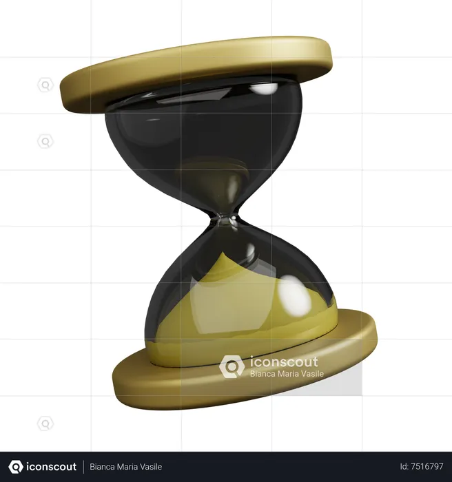 Reloj de arena  3D Icon