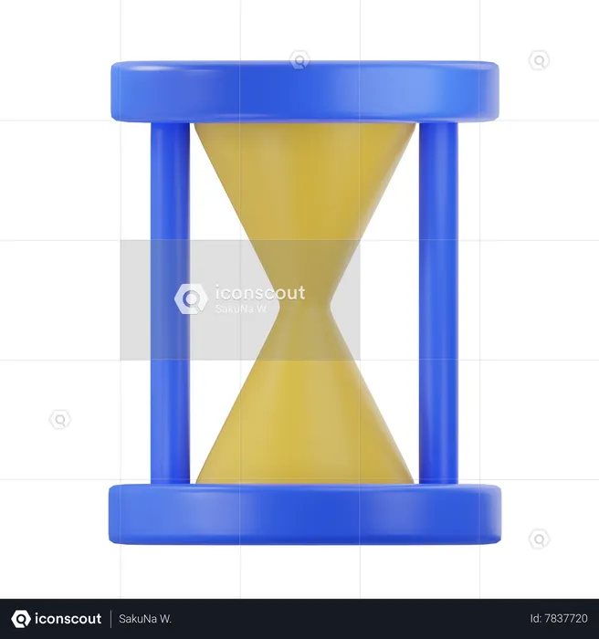 Reloj de arena  3D Icon