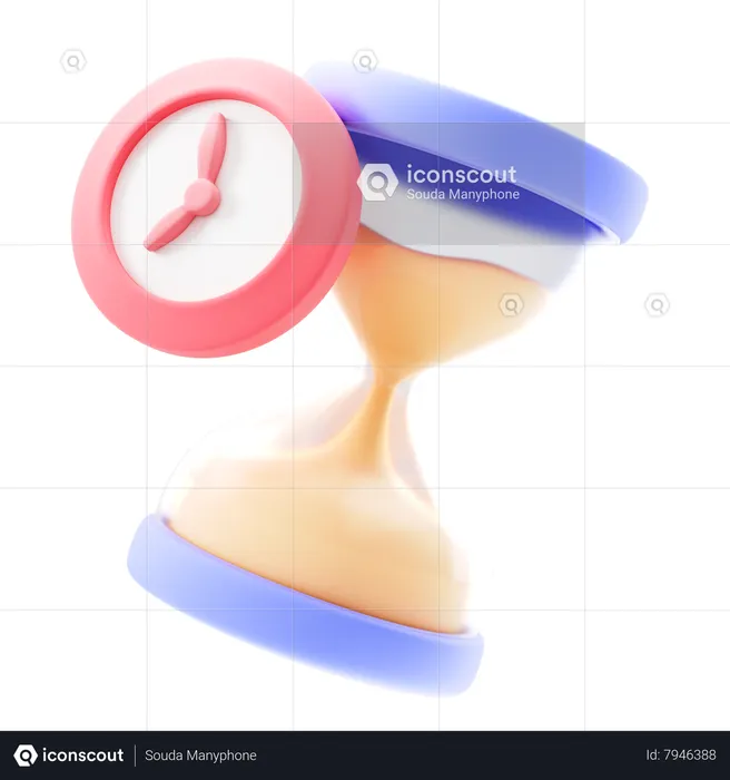 Reloj de arena  3D Icon