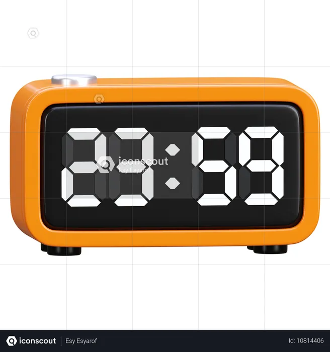 Reloj de cuenta regresiva  3D Icon