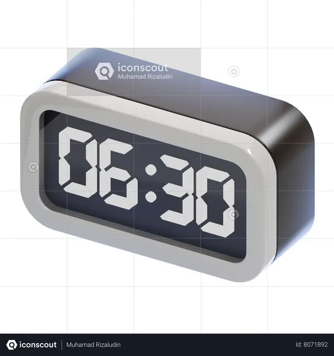 Reloj de escritorio  3D Icon