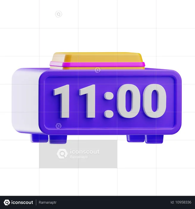 Reloj de mesa  3D Icon