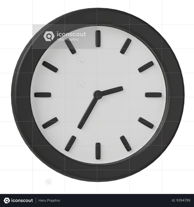 Reloj de pared  3D Icon