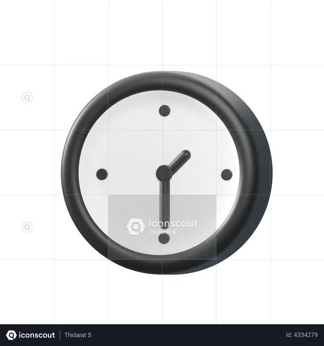 Reloj de pared  3D Icon