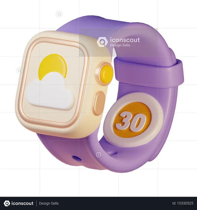 Reloj inteligente  3D Icon