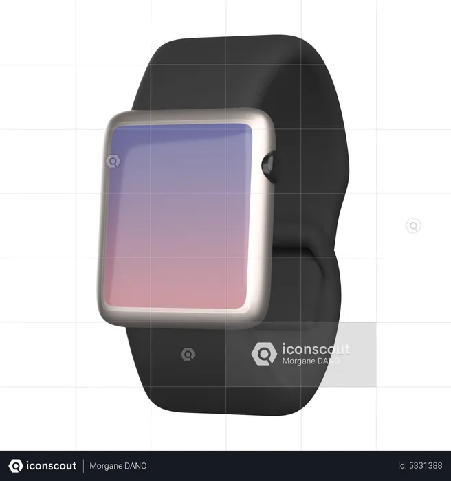 Reloj inteligente  3D Icon