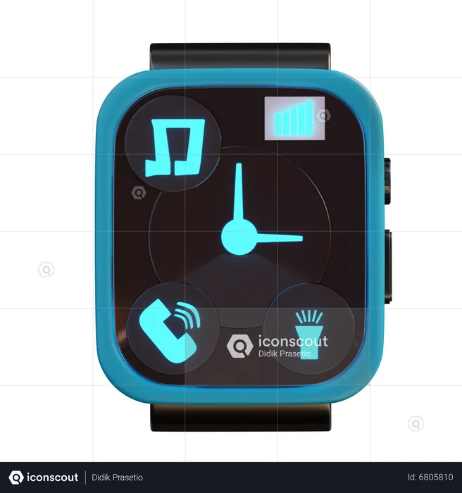 Reloj inteligente  3D Icon