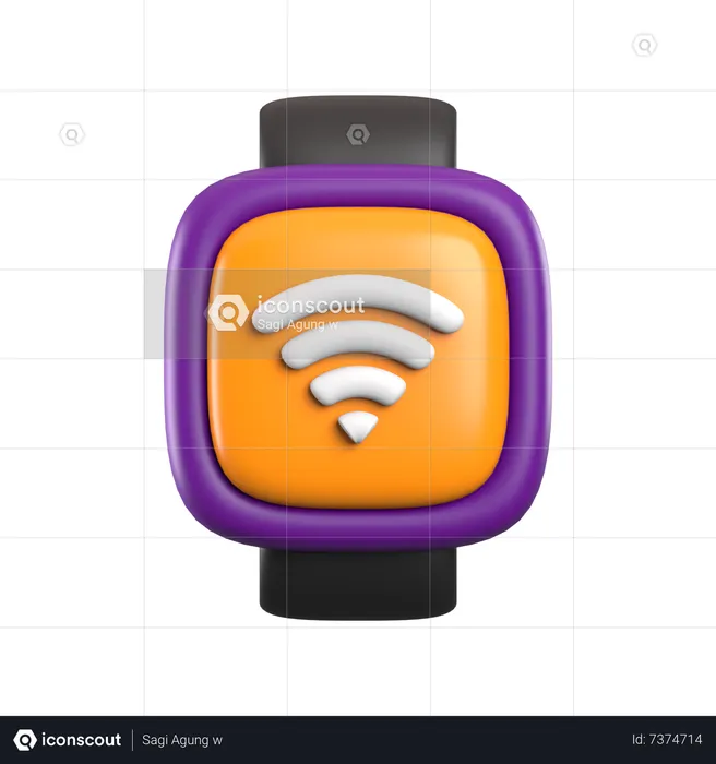 Reloj inteligente  3D Icon