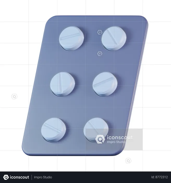 Medicamento  3D Icon