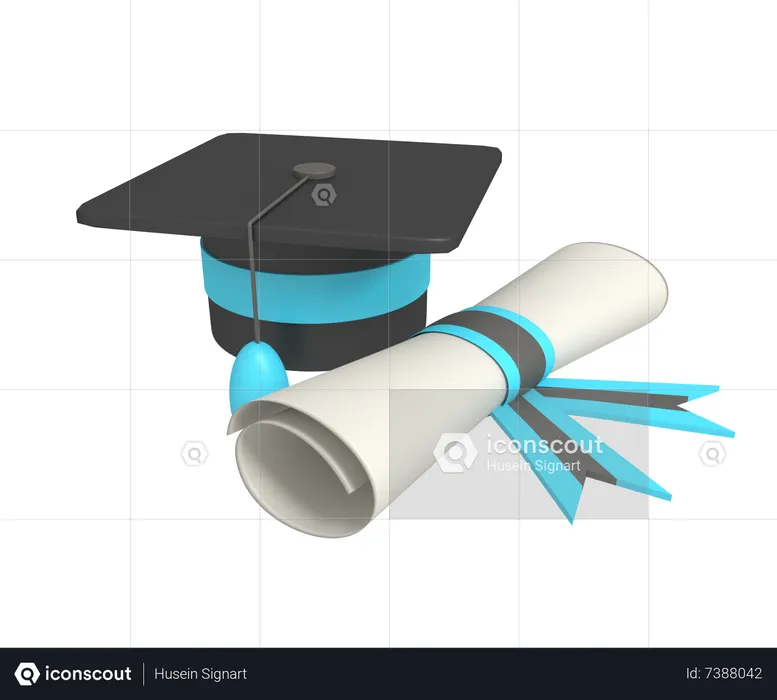 L'obtention du diplôme  3D Icon