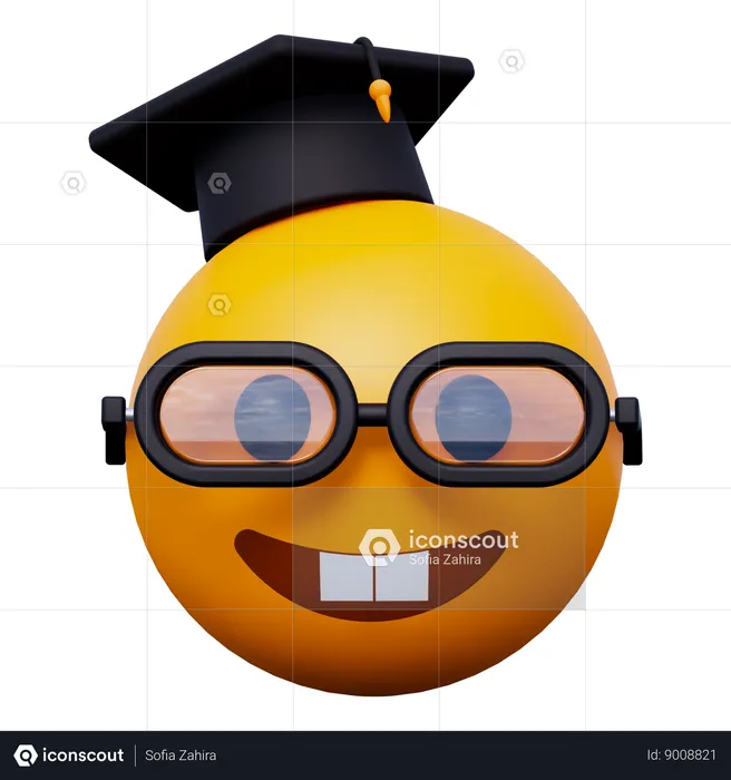 Emoji de remise des diplômes Emoji 3D Icon