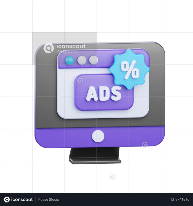 Promotion de réduction  3D Icon