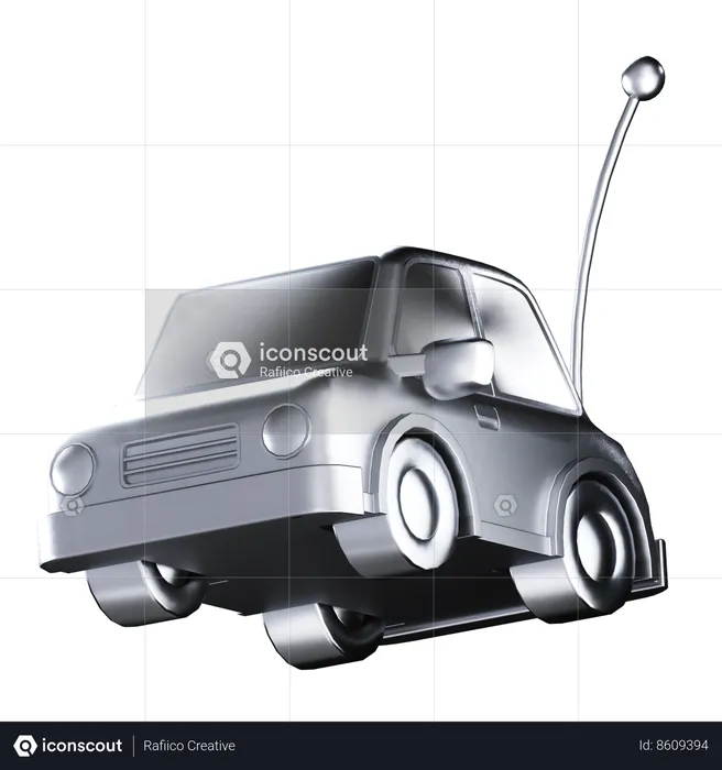 Remote Toy Car  3D Icon