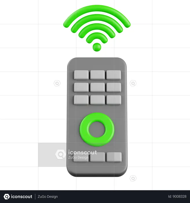 Remote Wireless  3D Icon