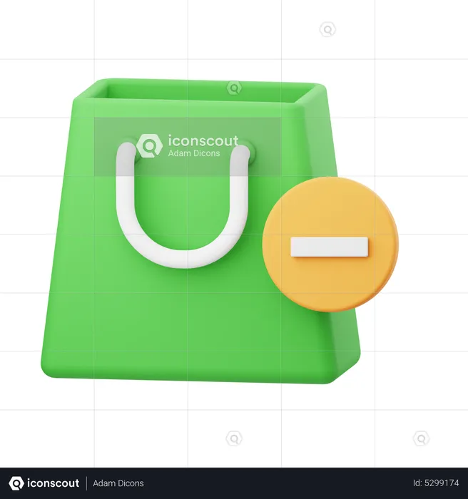Shopping bag orange Icon, Flatastic 4 Iconpack