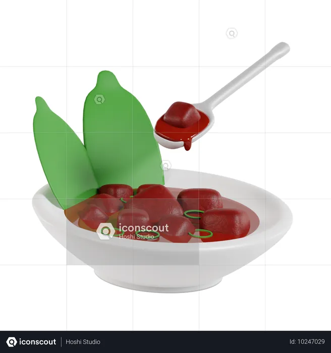 Rendang  3D Icon