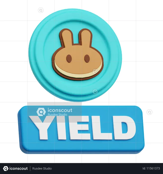 Rendimento do pancakeswap  3D Icon