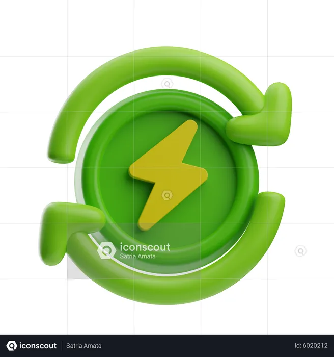 Renewable  3D Icon