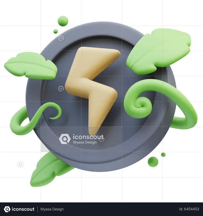 Renewable Energy  3D Icon