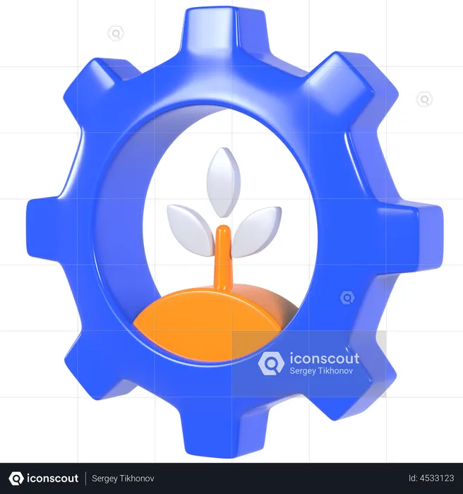 Renewable Energy  3D Illustration